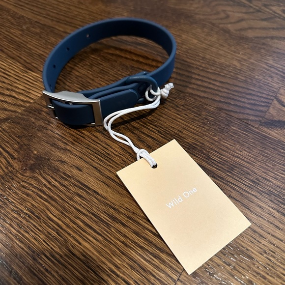 Wild One Navy Dog Collar - Picture 4 of 4